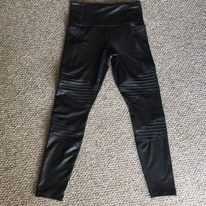 Athleta Shimmer Inclination Moto Tight